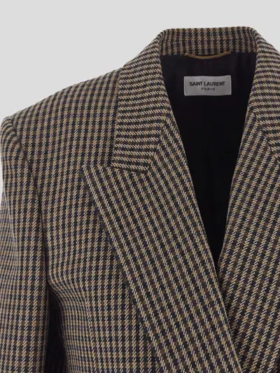 Saint Laurent Checked Blazer
