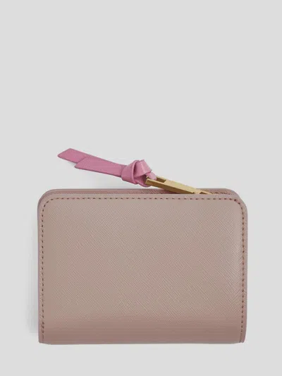 Marc Jacobs The Utility Snapshot Mini Compact Wallet Accessories In Pink