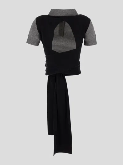 Loewe Wool And Cashmere Polo Shirt Grey