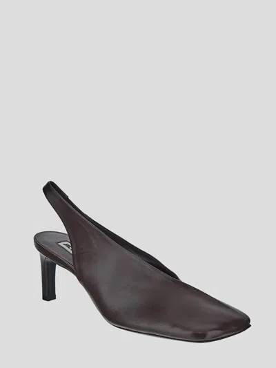 Jil Sander Leather Slingback Pumps In Multi