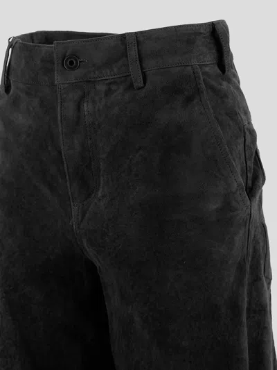 Salvatore Santoro Leather Straight-leg Trousers
