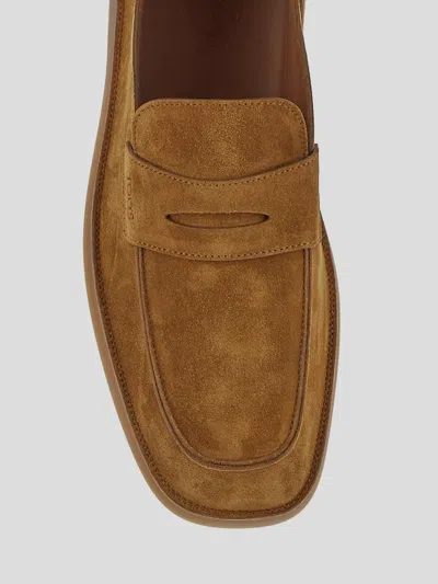 Tod's Loafers In Suede In Brown