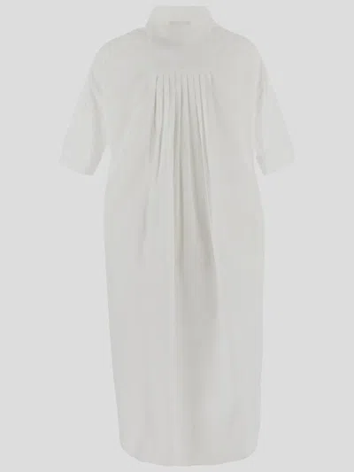Gentryportofino Short Shirt Dress In White