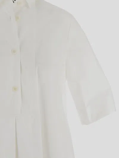 Gentryportofino Short Shirt Dress In White