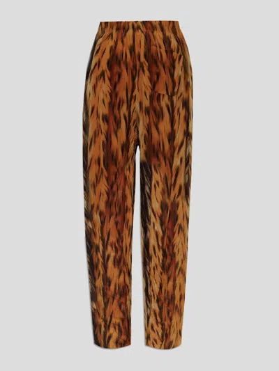 Balenciaga Straight Leg Trousers Elastic Waistband