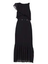 GIAMBA Giamba One Shoulder Mid Dress,PG5255/0131