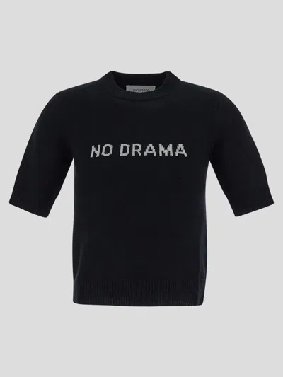 Sportmax Wool-cashmere No Drama Short-sleeve Sweater