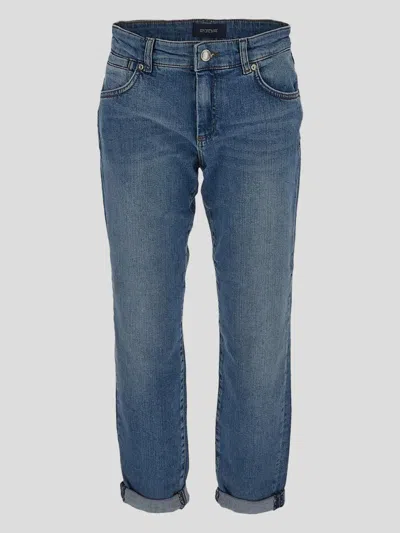 Sportmax Belt Loop Jeans In Blue