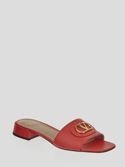 Valentino Vlogo-detail Slide Sandals