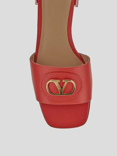 Valentino Vlogo-detail Slide Sandals