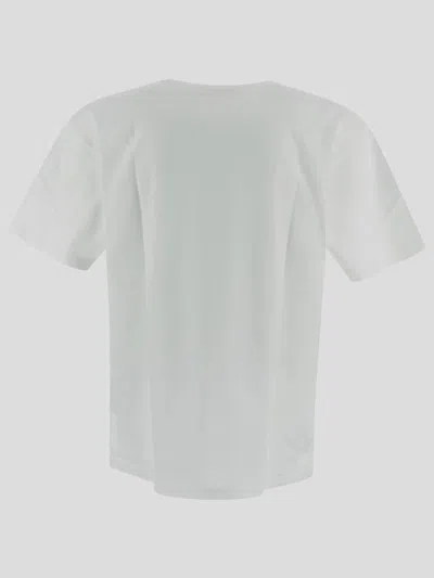 Valentino Mens Avorio Logo-print Crew-neck Cotton-jersey T-shirt In White