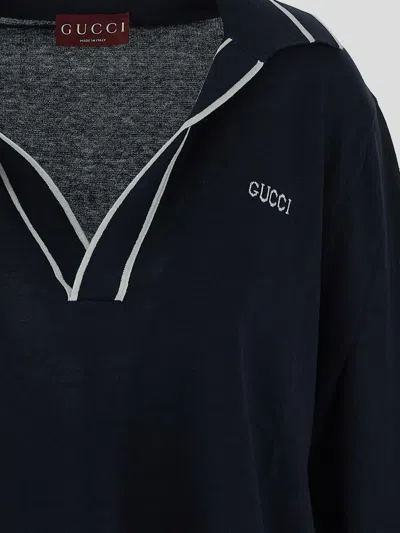 Gucci Sweaters In Blue