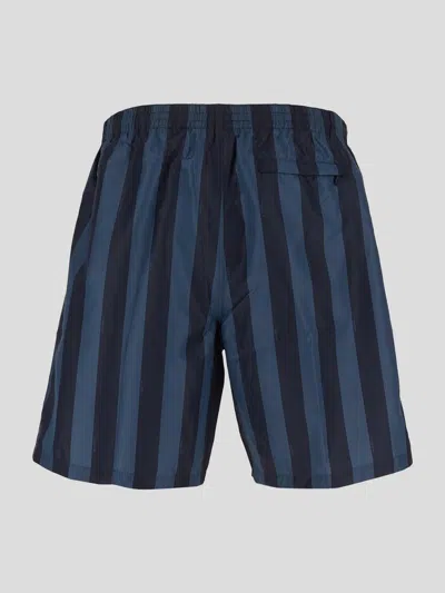 Fendi Pequin Nylon Swim Boxer In Blue