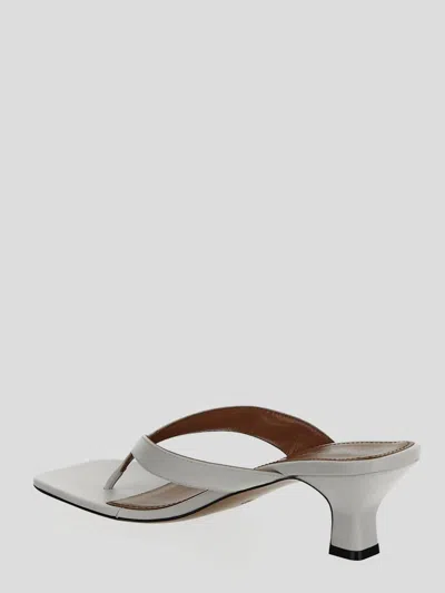 Paris Texas Portofino Embossed Mules In White