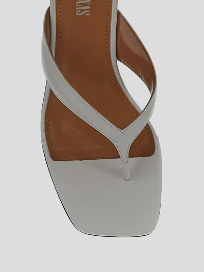 Paris Texas Portofino Embossed Mules In White