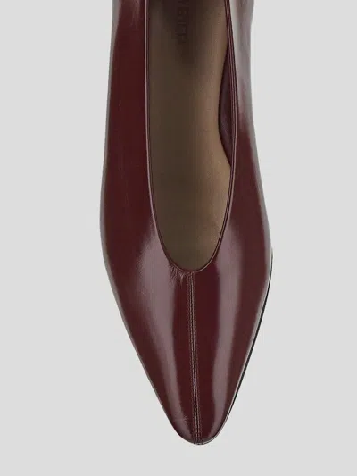 Bottega Veneta Ballerine Sofia In Burgundy