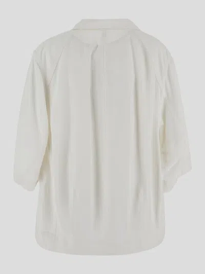 Bottega Veneta Grainy Viscose Linen Shirt