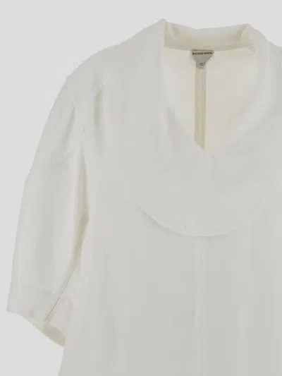 Bottega Veneta Grainy Viscose Linen Shirt