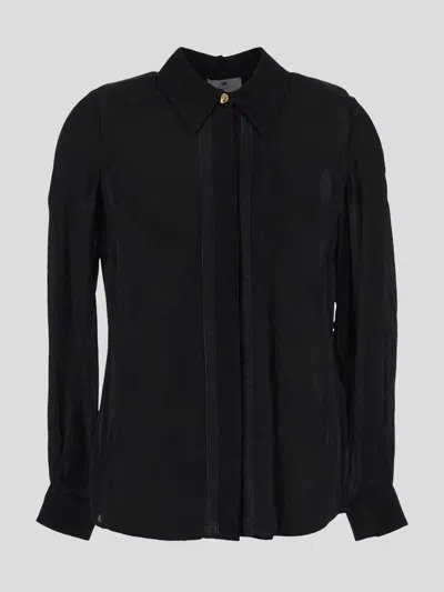 Elisabetta Franchi Embroidered Long-sleeved Shirt