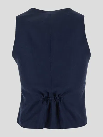 Tagliatore Gilet Woman In Blue