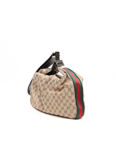 Gucci Gg Web Attache Shoulder Bag