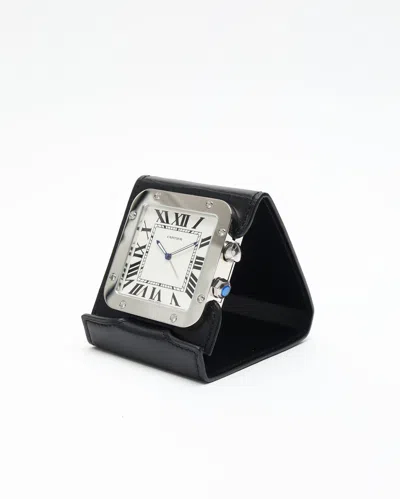 Cartier Santos 53mm Ref 2750 Full Set Travel Alarm Clock