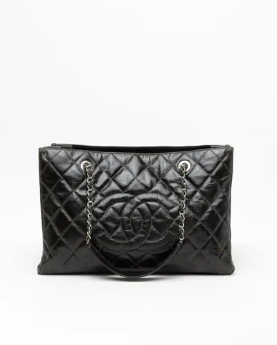 Pre-owned Chanel Cc Glazed (gst) Grand Shopping Tote Bag