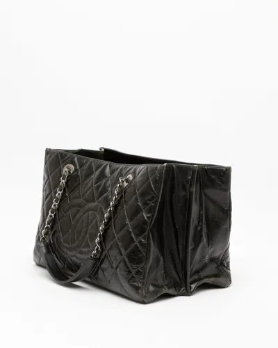 Pre-owned Chanel Cc Glazed (gst) Grand Shopping Tote Bag