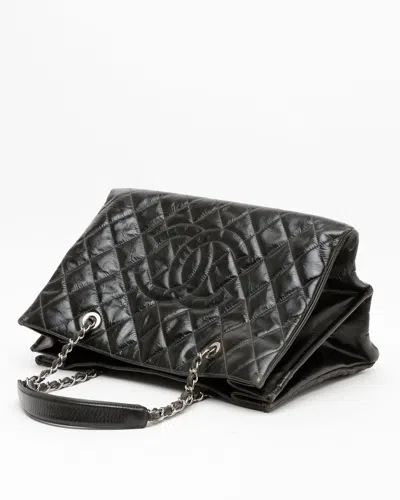 Pre-owned Chanel Cc Glazed (gst) Grand Shopping Tote Bag