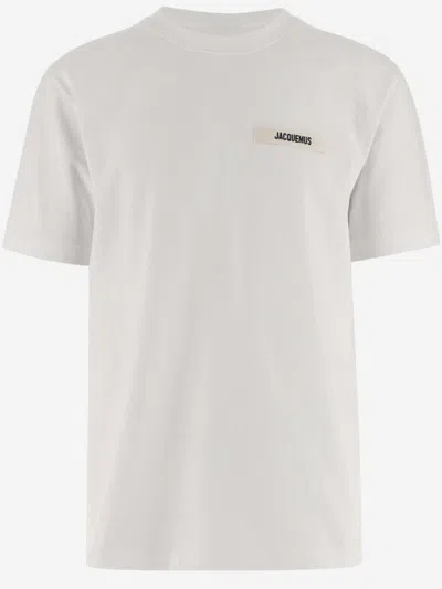 Jacquemus Relaxed-fit Cotton T-shirt With Subtle Logo In White