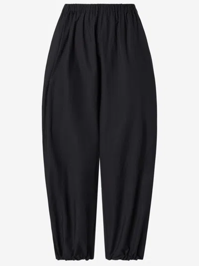 Pinko Lightweight Balloon Pants With Drawstring In Black