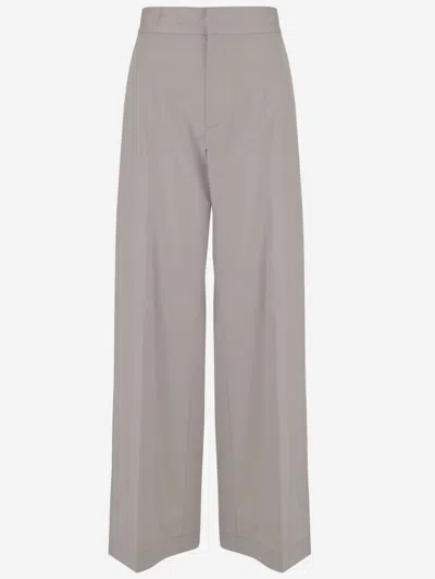 Sa Su Phi Light Beige Cotton Petra Pants In Neutral