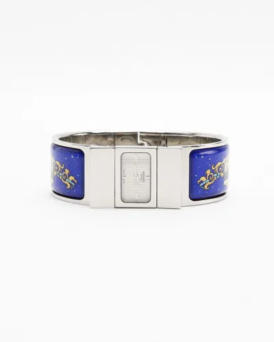 Pre-owned Hermes Hermès Loquet 19mm Ref L01.210 Bangle Full Set Watch