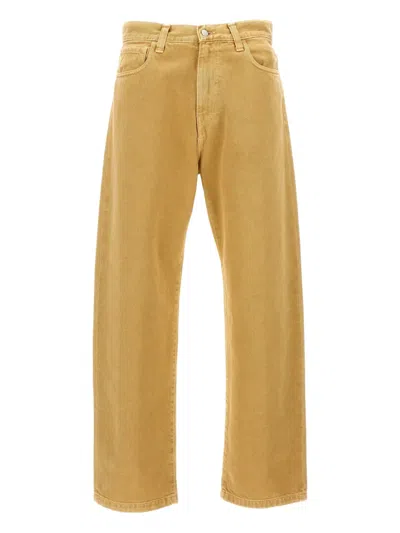 Carhartt Landon Five-pocket Jeans In Yellow
