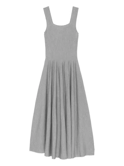Khaite Jodie Square-neck Sleeveless Maxi Dress