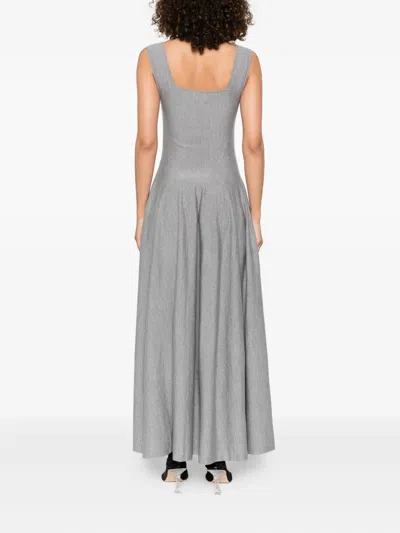 Khaite Jodie Square-neck Sleeveless Maxi Dress