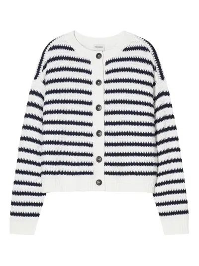 Closed Striped Button-up Cardigan In Multi