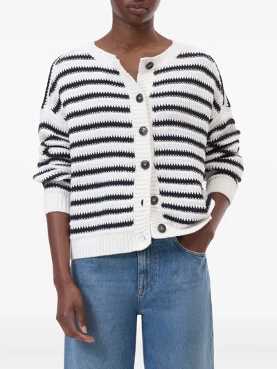 Closed Striped Button-up Cardigan In Multi