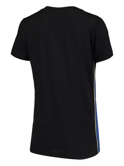 Nike Wonba Golden State Warriors V-neck T-shirt In Black