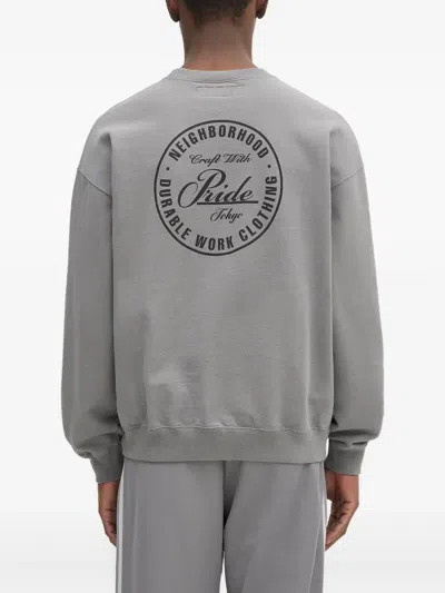 Neighborhood Crew-neck Sweatshirt In Gray