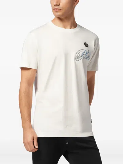 Philipp Plein Skull-print Cotton T-shirt In White