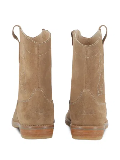 Zadig & Voltaire Suede Ankle Boots In Brown