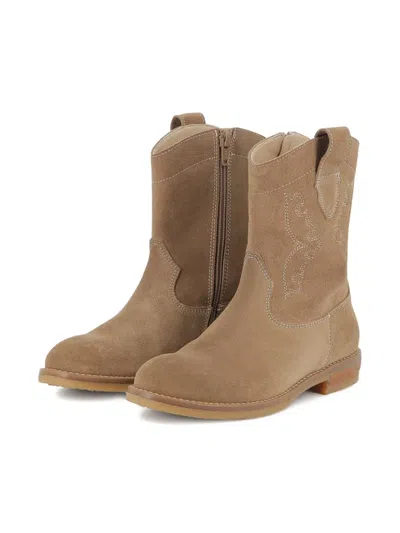 Zadig & Voltaire Suede Ankle Boots In Brown