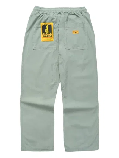 Service Works Chef Logo-patch Drawstring Trousers