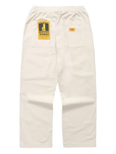Service Works Chef Logo-patch Drawstring Trousers