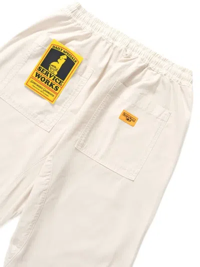 Service Works Chef Logo-patch Drawstring Trousers