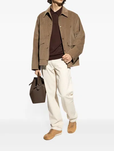 Paul Smith Polo-neck Sweater In Brown
