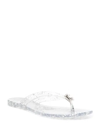 Casadei Glitter Jelly Flip-flops In Multi