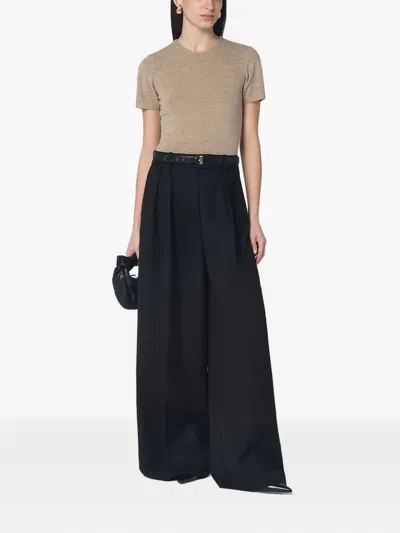 The Garment Camel Colour Como Sweater In Wool In Green
