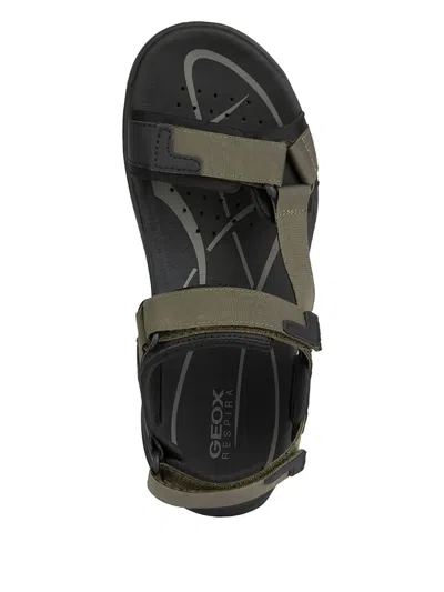 Geox Terreno Grip Sandals In Green
